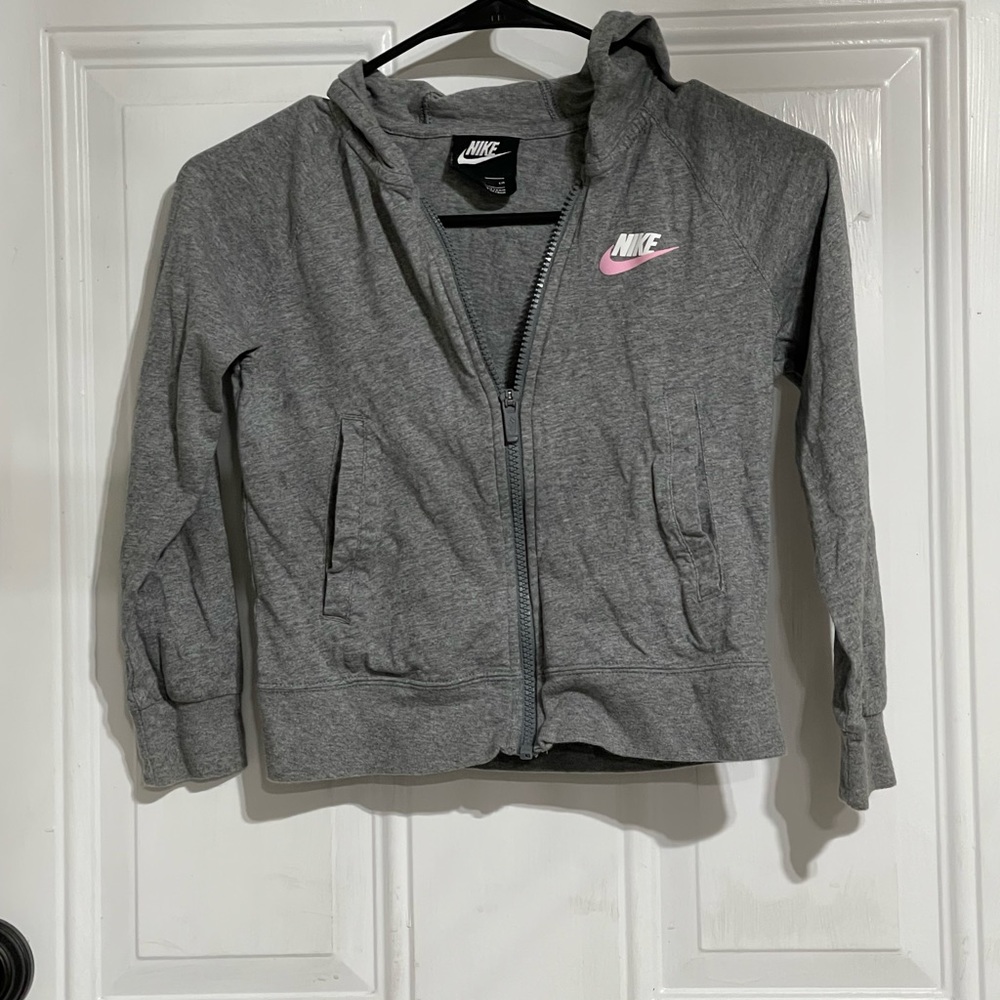 Youth girls Nike light weight zip up hoodie